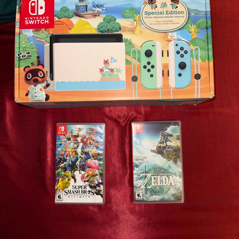 Nintendo Switch Animal Crossing Special Edition - 2 Games